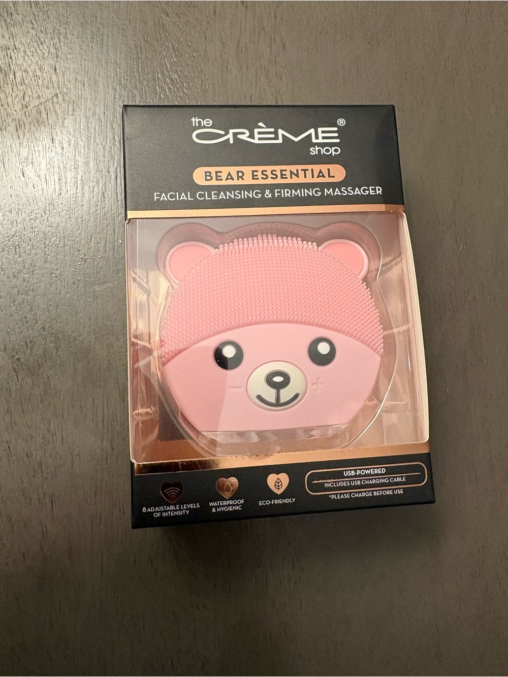 The Creme Shop Pink Bear Essential Facial Cleansing & Firming Massager